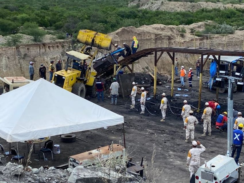 Rescatan sexto cuerpo de minero en Múzquiz, Coahuila